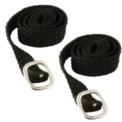 Spur Straps – Webbed Nylon - Black