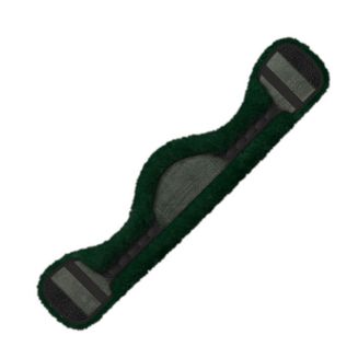 Pokrowiec na popręg asymetryczny ujeżdżeniowy   MATTES z futra naturalnego / 6222F zielony