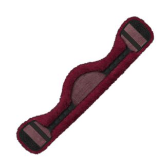 Pokrowiec na popręg asymetryczny ujeżdżeniowy   MATTES z futra naturalnego / 6222F burgundy