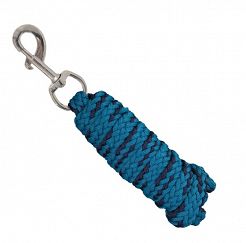 Lead rope QUARTZ black-turquoise