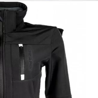 Bluza jeździecka HKM SPORT SOFTSHELL damska - czarna