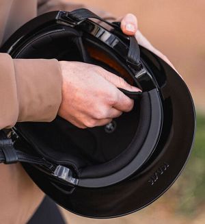 Kask jeździecki KASK Kooki Lady, Black Mat / HHE0A037 - 6