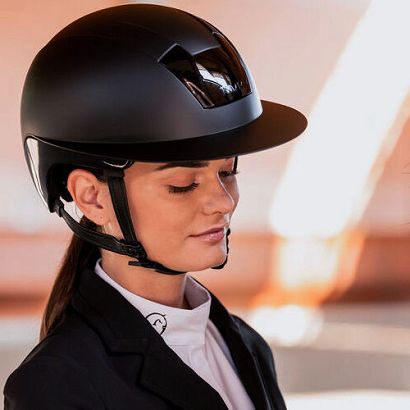 Kask jeździecki KASK Kooki Lady, Black Mat / HHE0A037