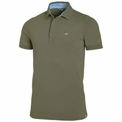 Koszulka polo, męska SCHOCKEMÖHLE Marvin Style, Wiosna - Lato 2022 / 2811-00778 Kolor oliwkowy - Olive.