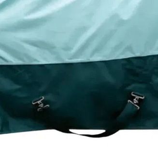 Derka padokowa przeciwdeszczowa HKM Chester, podszywana polarem, turkusowo-zielona / 14984 - 2