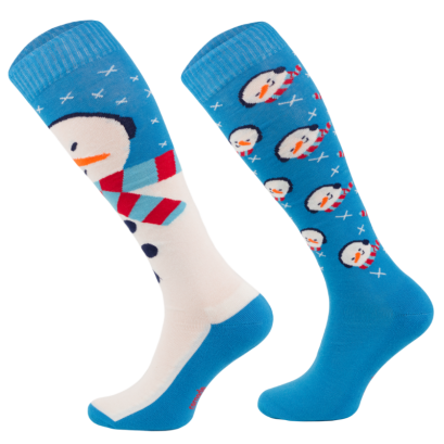 Horse Knee High Socks  Snowman - 28 / SJBW