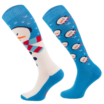 Horse Knee High Socks  Snowman - 28 / SJBW