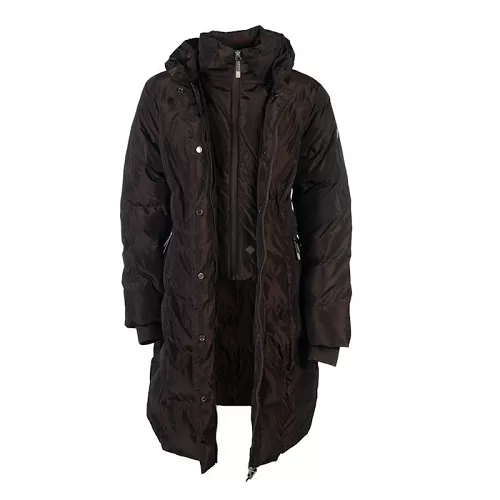 Płaszcz jeździecki damski, zimowy LAURIA GARRELLI  Livigno Dark Brown / 14996