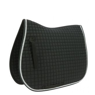 Saddle Pad  PVS PONY Riding World  GIRLY - Black / 204543 - 2