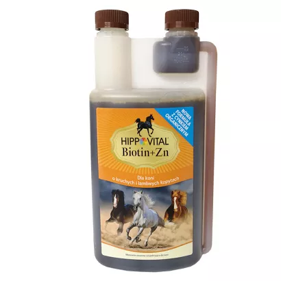 Biotyna + cynk HIPPOVITAL - mieszanka uzupełniająca w płynie 1000ml