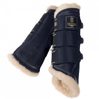 Ochraniacze kontaktowe ESKADRON Softslate Evo-Wool - para , Heritage - kolor granatowy - navy