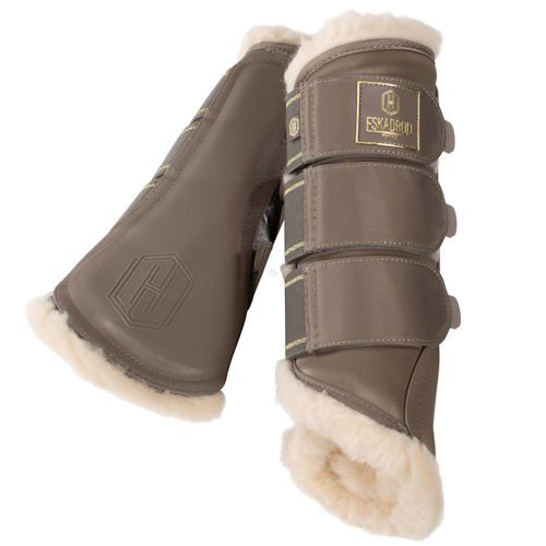 Ochraniacze kontaktowe ESKADRON Softslate Evo-Wool - para , Heritage / 555055863 kolor jasnobrązowy -plaza taupe.