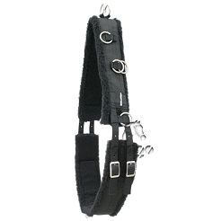 Pas do lonżowania MUSTANG podszyty futrem / 3014