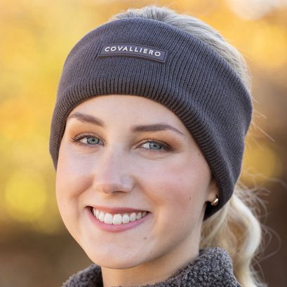 Knitted Winter Headband  COVALLIERO Fleece-Lined