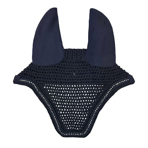 Nauszniki Y Chic z kryształkami, granatowe / 18670