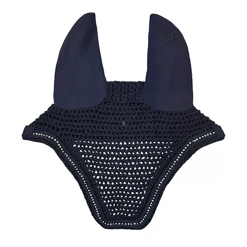 Nauszniki Y Chic z kryształkami, granatowe / 18670