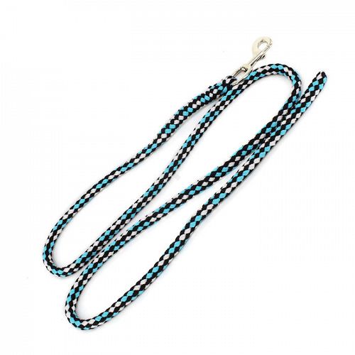 Lead rope MUSTANG black and turquoise / 0068