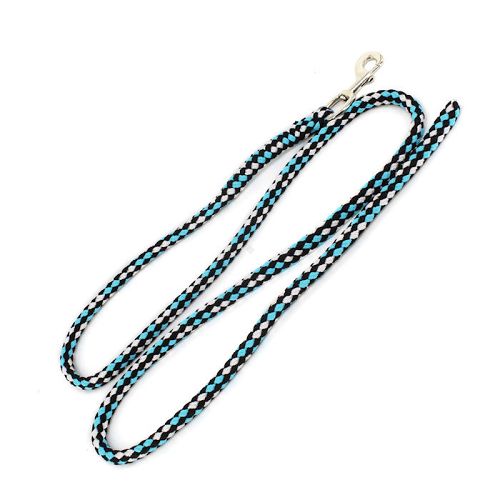 Lead rope MUSTANG black and turquoise / 0068
