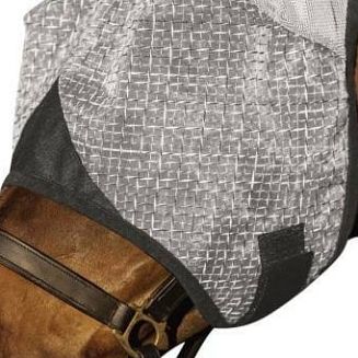 Fly Mask COVALLIERO with UV Protection, grey / 3245 - 2