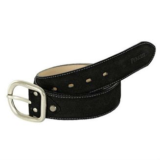 PIKEUR Pasek do spodni skórzany - czarny