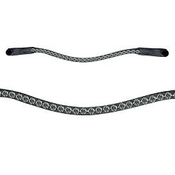  Browband Y LAILA Grey Crystals / 391002