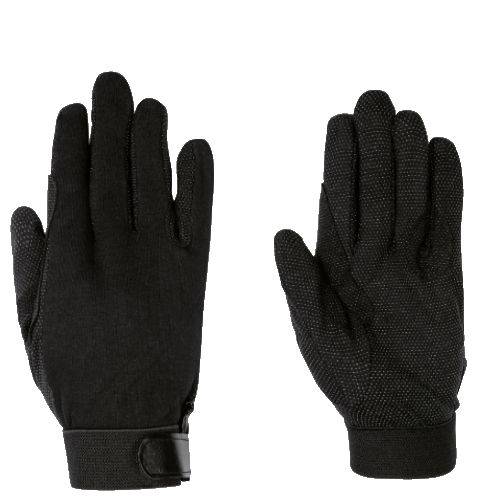Bawełniane rękawiczki HKM - czarne