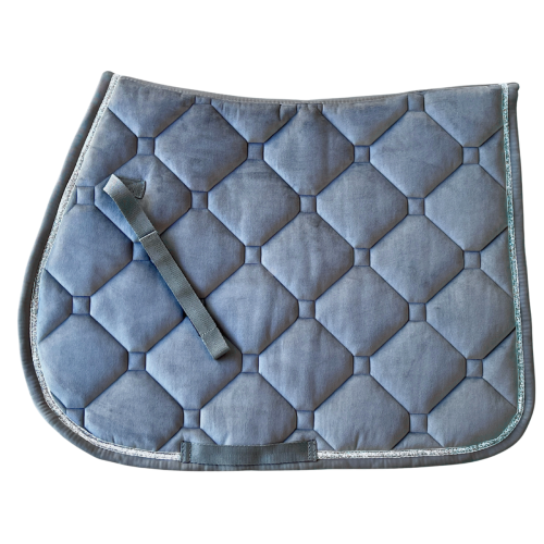 MUSTANG Velvet Saddle Pad VS,Grey