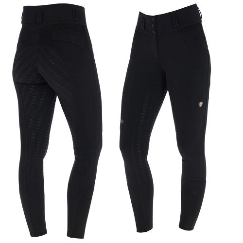 Riding Breeches High Waist – stabilność, komfort i kobieca elegancja. Kolor BLACK czarny.