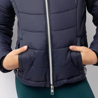 Kids´ Riding Jacket ASTRID Padded  Polar Blue - 3