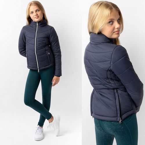 Kids´ Riding Jacket ASTRID Padded  Polar Blue