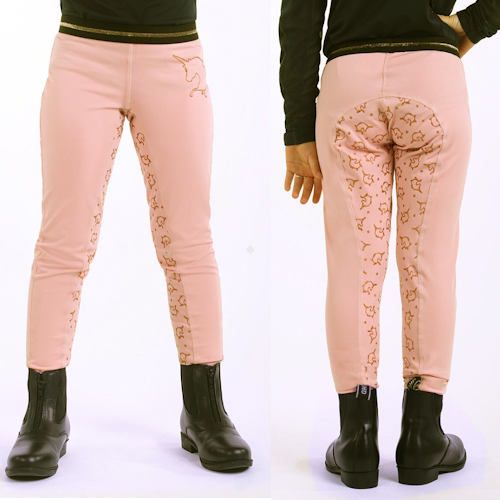 Bryczesy - leginsy młodzieżowe QHP Rosa, z pełnym silikonowym lejem
Kolekcja Lato 2022 / 8605 Kolor różowy - power pink.