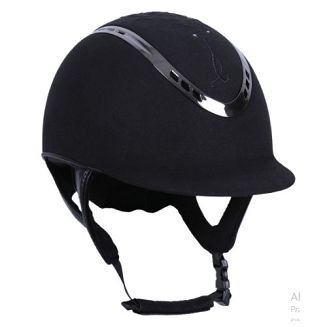 Kask jeździecki QHP BOTANIC z atestem VG1