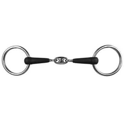 Loose Ring Double-Jointed Rubber Bit