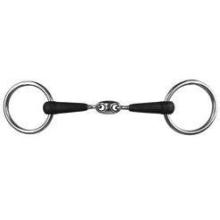 Loose Ring Double-Jointed Rubber Bit