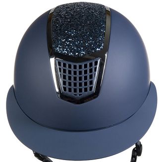 Riding helmet i HKM Glamour Shield,  Navy-Silver atest VG1 / 12926 - 3