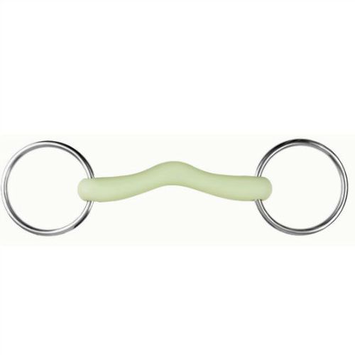 Wędzidło o smaku jabłkowym, proste plastikowe, profilowane.