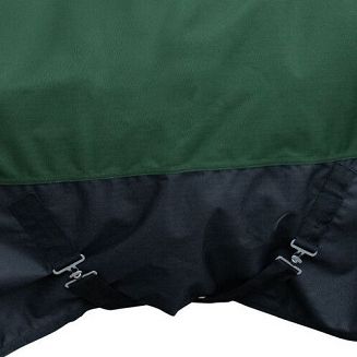 Turnout Rug Highneck  HKM Glasgow, 100 g Filling, 1200D Deep Green-Black / 14994 - 3