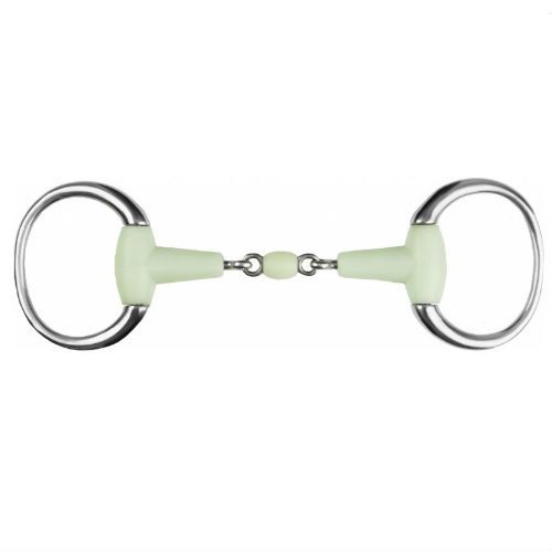 USG Wędzidło oliwkowe plastikowe jabłkowe podwójnie łamane 