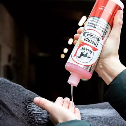 Żel rozgrzewający do masażu konia LEOVET Thermo-Massage  500 ml / 200812