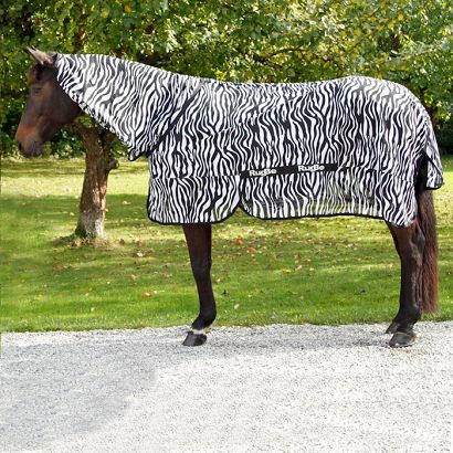 Fly blanket COVALLIERO RugBe Zebra  /326123