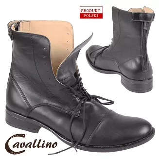 Leather jodhpur boots with laces CAVALLINO sizes: 39 -45 / 0435702 - 2
