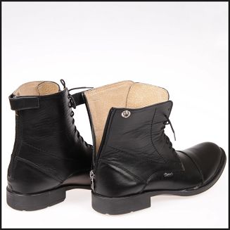 Sztyblety męskie, skórzane, sznurowane, z zamkiem z tyłu, CAVALLINO rozmiary od 39 do 45 / 0435702 - 3