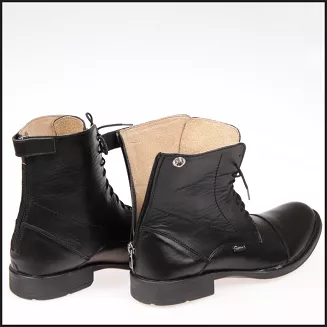 Leather jodhpur boots with laces CAVALLINO sizes: 39 -45 / 0435702 - 3