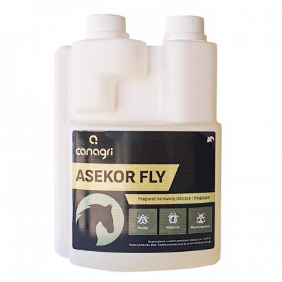 Skoncentrowany preparat na owady CAN AGRI Asekor Fly bezbarwny, 600 ml