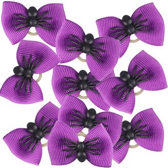 Kokardki do grzywy QHP Kolekcja Halloween / 5317 spider - pająk