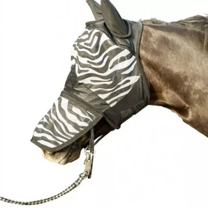 Mask for horses HKM ZEBRA / 5269