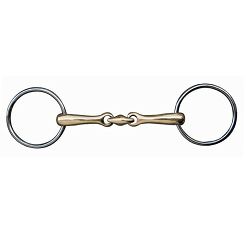 Loose ring snaffle + lozenge 18 mm + argentan HKM / 9875