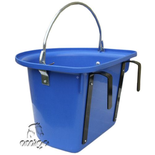 HR Żłób plastikowy (karmidło) z zawiesiem i z zaczepami / 34323BLK - niebieski