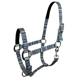 Kantar taśmowy Y Texas, Podszywany neoprenem, niebieski  / 19060