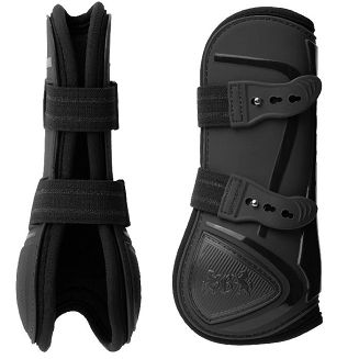 Ochraniacze sportowe B VERTIGO Ocala przód, zapinane na kołki, black X8350 - 3